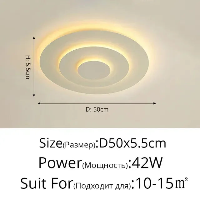 Nordic Corrugated Bedroom Chandelier – Creative Flush Mount Ceiling Light for Bedroom, Living Room & Terrace