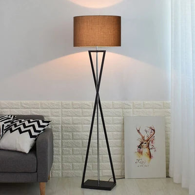 Nordic Modern Floor Lamp – Creative Iron Standing Lamp for Bedroom, Living Room, Study