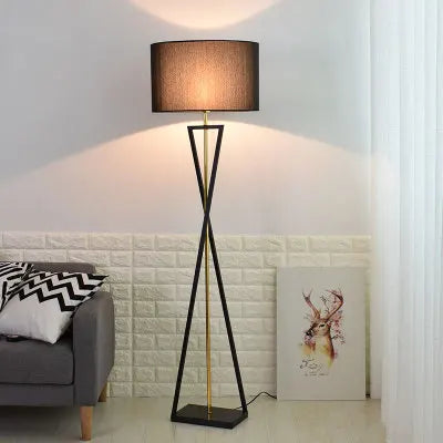Nordic Modern Floor Lamp – Creative Iron Standing Lamp for Bedroom, Living Room, Study