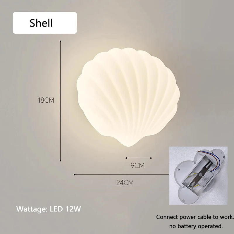 White Cloud LED Wall Lamp – Children's Nursery and Bedroom Bedside Light in Soft PVC for Kids and Baby Rooms