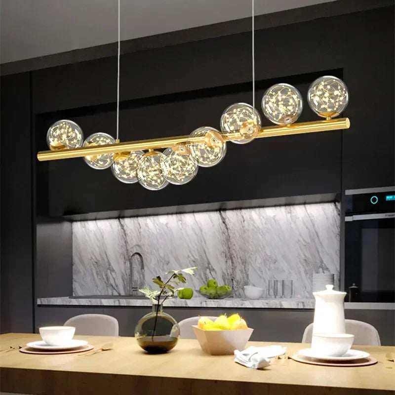 Nordic Ceiling Chandelier – Modern Luxury Suspension Light for Living Room, Kitchen, Office & Home Decoration