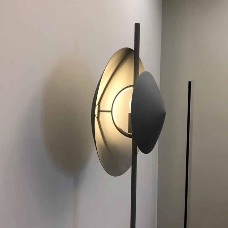 Postmodern Minimalist Natural Marble Floor Lamp – Contemporary LED Vertical Lamp for Living Room, Bedroom, Corridor