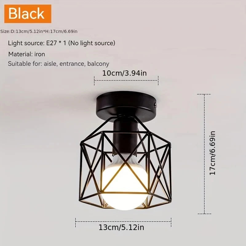 LED Ceiling Light Round Chandelier – Modern Mini Flush Mount Lamp for Kitchen, Bedroom, Living Room & Bathroom (110V / 220V)