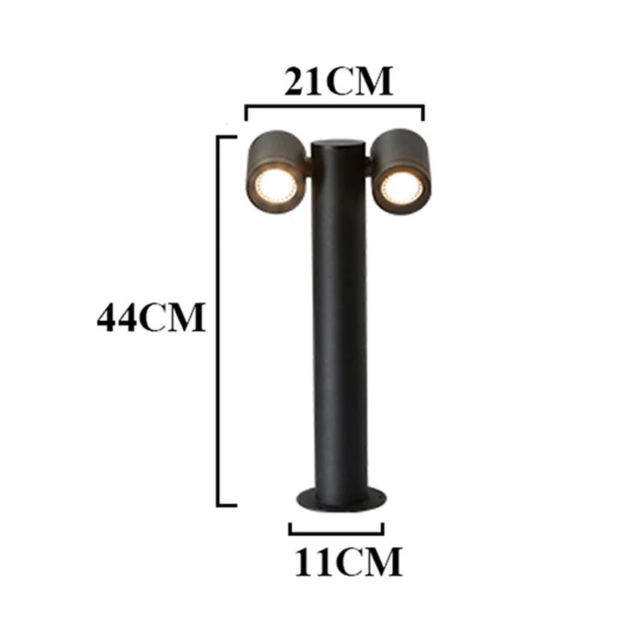 GU10 Outdoor LED Lawn Lamps – Waterproof Driveway, Patio, Pillar & Pathway Landscape Bollard Light