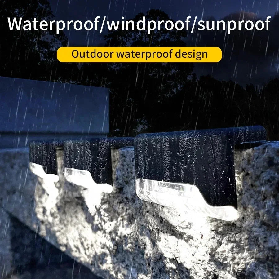 Solar Deck Lights Outdoor – Waterproof Garden, Patio, Stair & Pathway Lighting (1pcs / 4pcs)