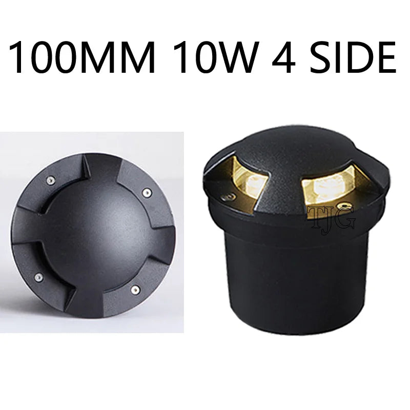 Projecteur LED de jardin à intensité variable – Lampe encastrable sous terre 3 W, 5 W, 10 W, étanche IP67