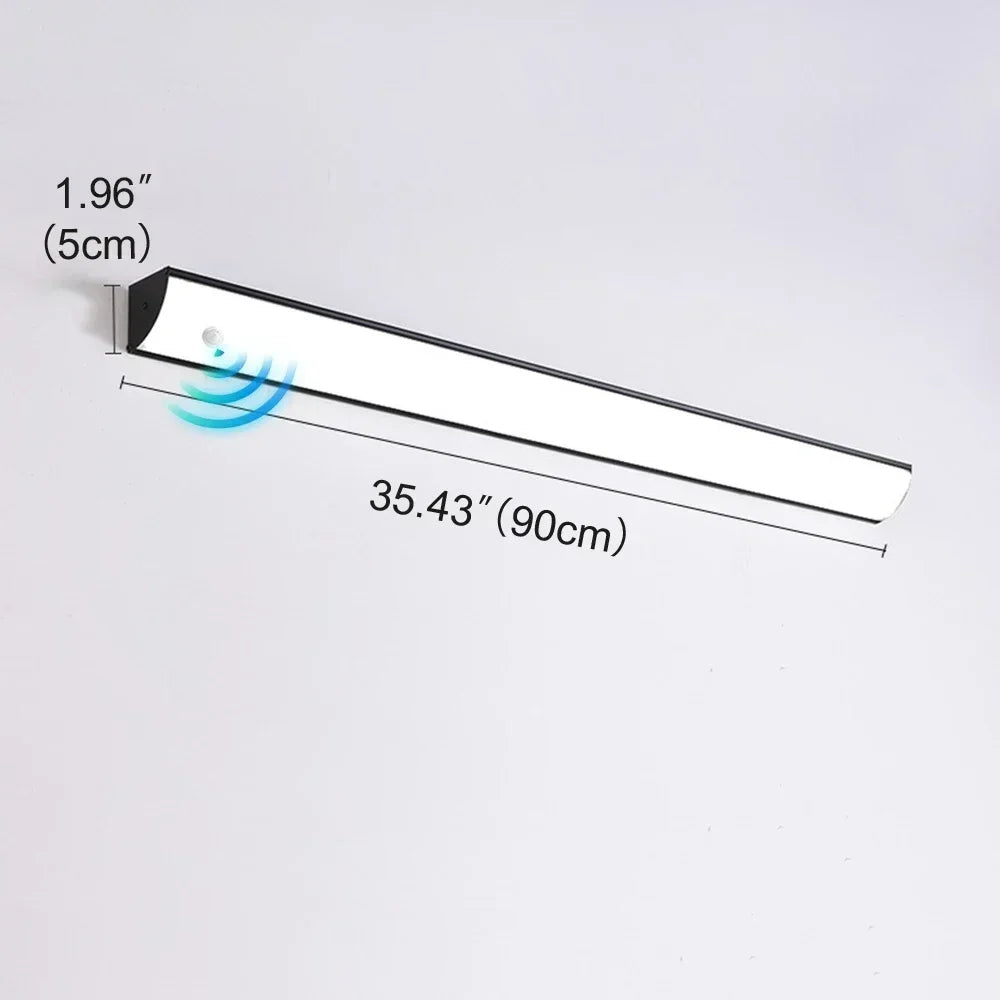 Minimalist Long Strip Wall Lamp – Waterproof Outdoor Wall Light, Motion Sensor Garden, Villa, Porch, Courtyard Lighting