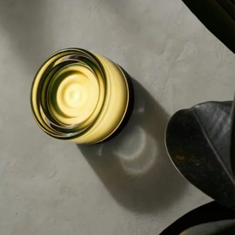 Modern Glass Round Wall Sconce – Nordic Colorful LED Lamp for Bedroom, Living Room & Hotel Decoration