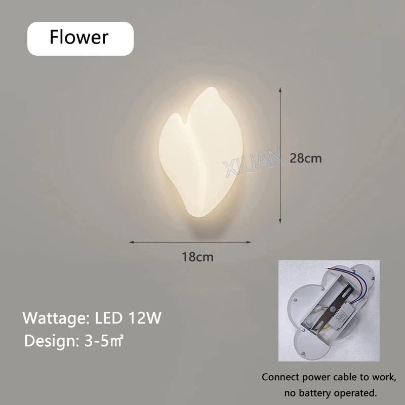 White Cloud LED Wall Lamp – Children's Nursery and Bedroom Bedside Light in Soft PVC for Kids and Baby Rooms