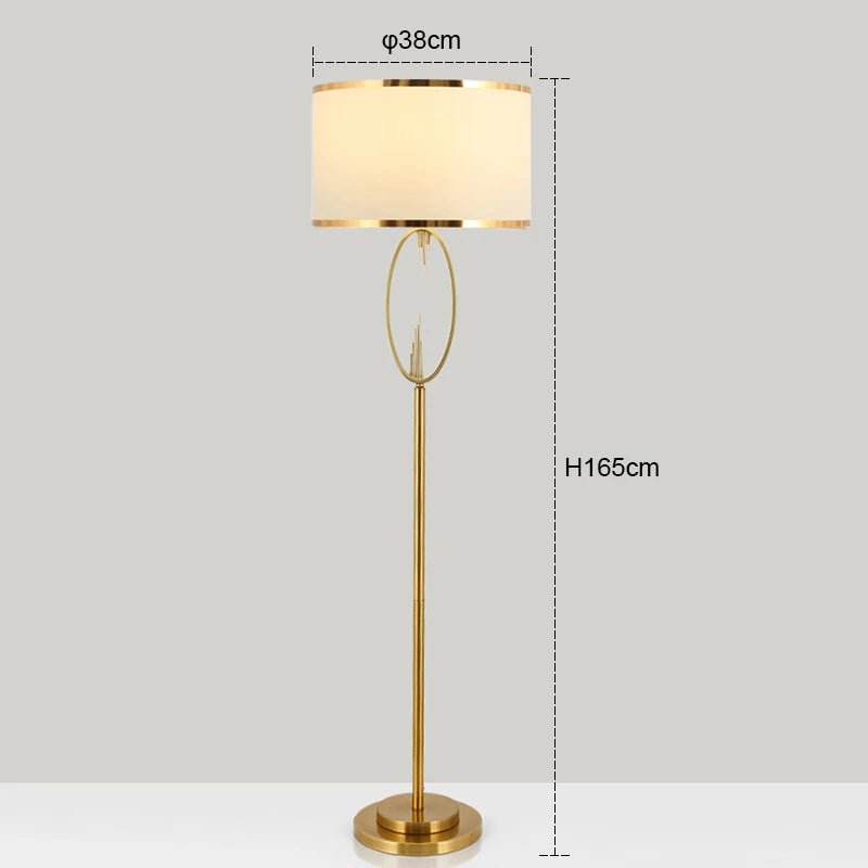 Light Luxury Post-Modern Floor Lamp – Nordic Metal Creative Living Room and Bedroom Decorative Lamp