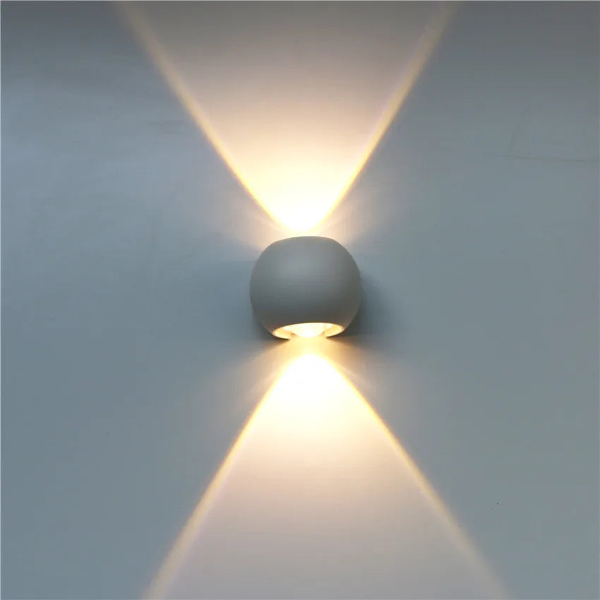 Outdoor Waterproof Wall Lamps, Indoor Up and Down Wall Light, Garden, Porch, Terrace, Corridor and Balcony Sconce