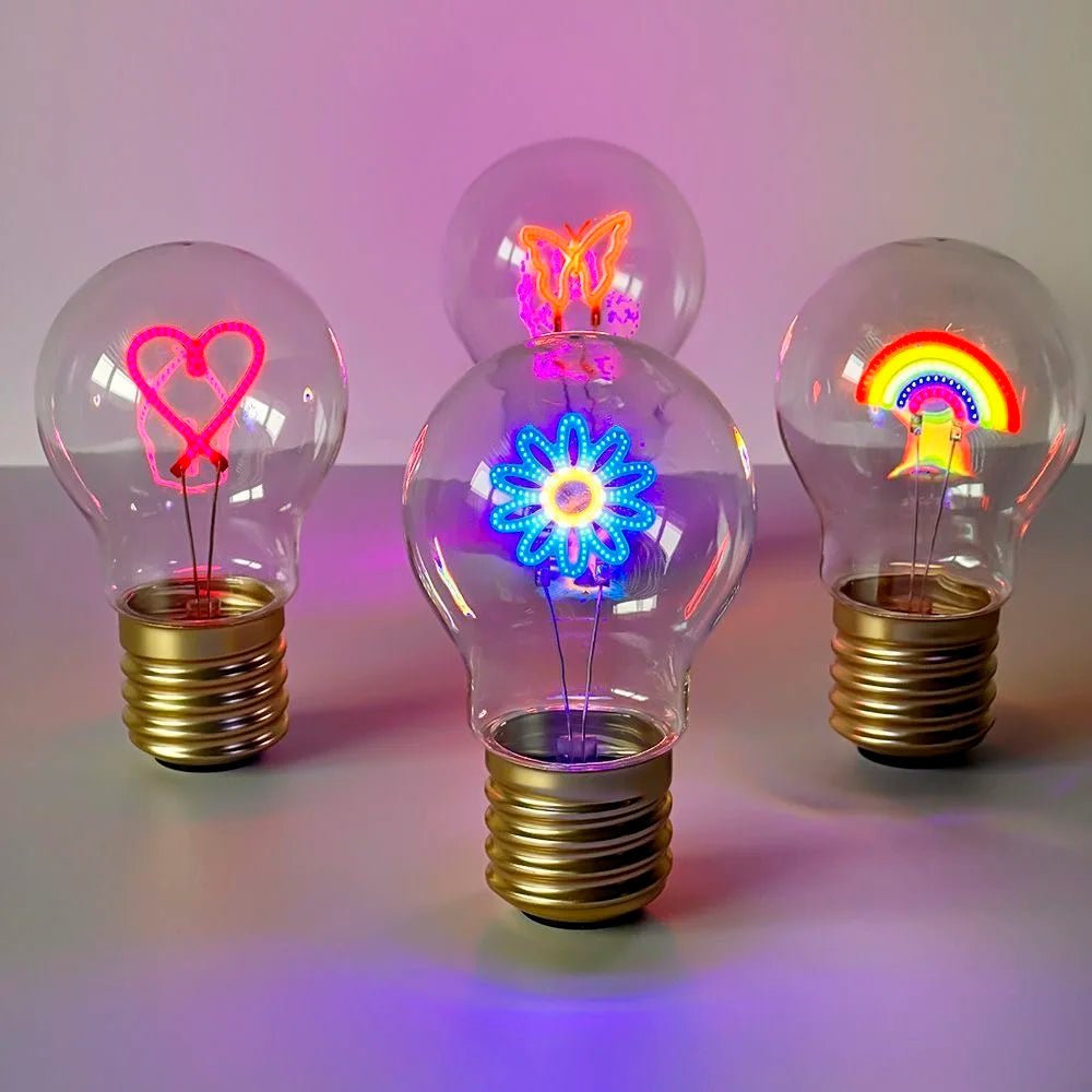 Edison A70 Rechargeable LED Decorative Bulb – Vintage Warm Light Type-C Portable Art Lamp