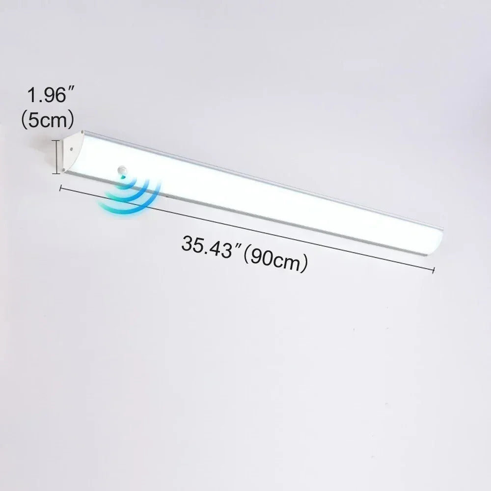 Minimalist Long Strip Wall Lamp – Waterproof Outdoor Wall Light, Motion Sensor Garden, Villa, Porch, Courtyard Lighting