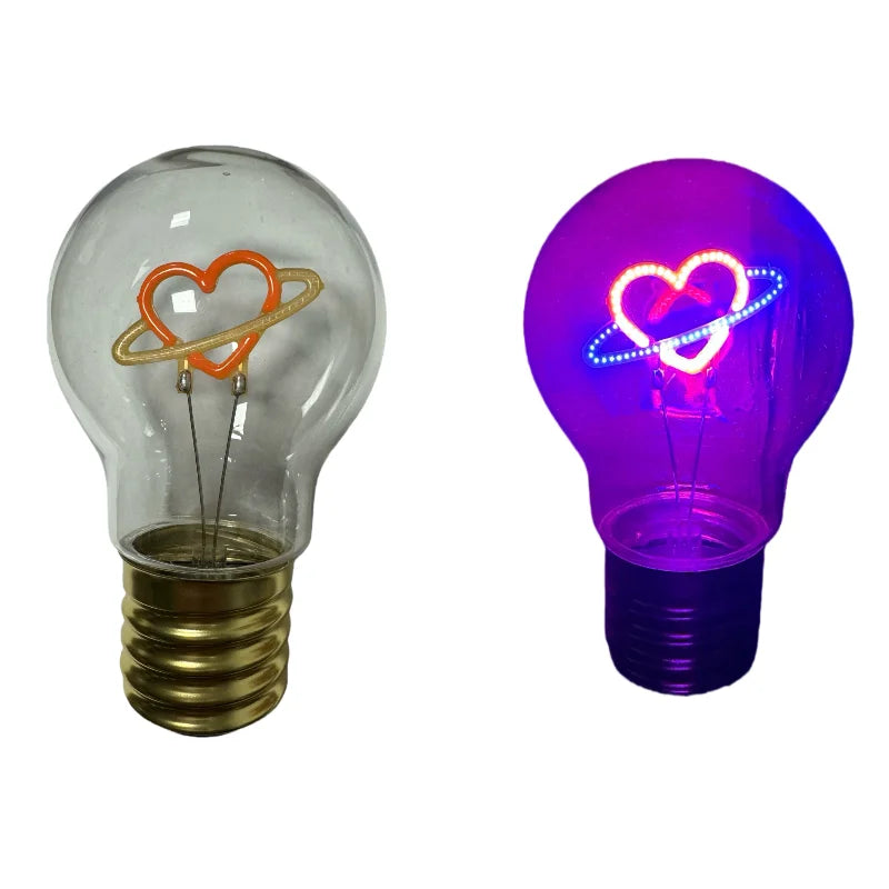 Edison A70 Rechargeable LED Decorative Bulb – Vintage Warm Light Type-C Portable Art Lamp