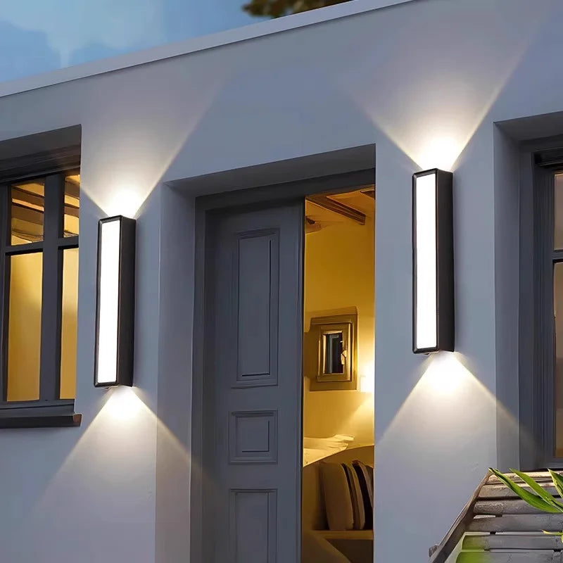 Outdoor Waterproof Wall Lamp – Contemporary LED Lighting for Villa Courtyards, Corridors, and Guesthouses