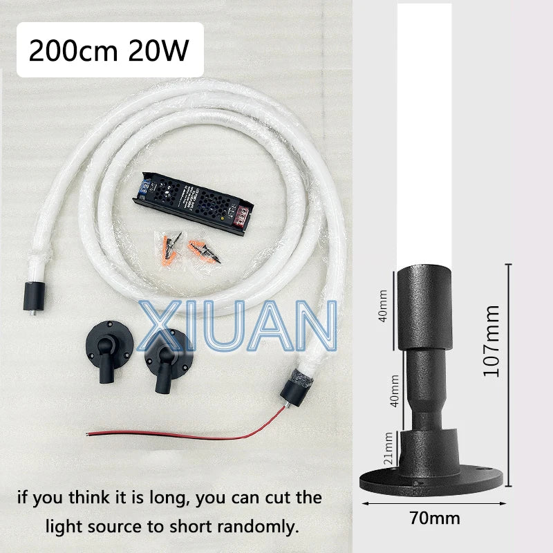 360° Soft Silicone Floor Lamp – Modern Minimalist Rotatable Skyline Light for Bedroom and Living Room