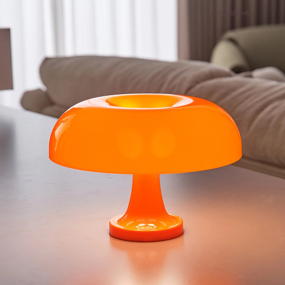 Classic Mushroom Table Lamp – Modern Bauhaus Art Designer Light for Bedroom & Decorative Bedside Ambience