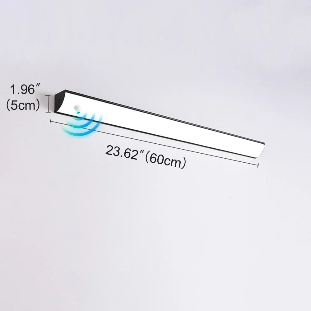 Minimalist Long Strip Wall Lamp – Waterproof Outdoor Wall Light, Motion Sensor Garden, Villa, Porch, Courtyard Lighting