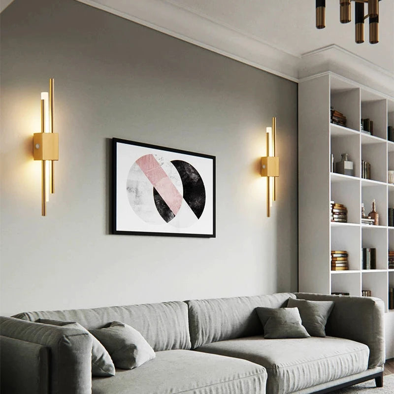 Nordic Rechargeable LED Wall Lamp – Modern Acrylic Up &amp; Down Sconce for Bedroom, Living Room, and Hotel Interior Lighting