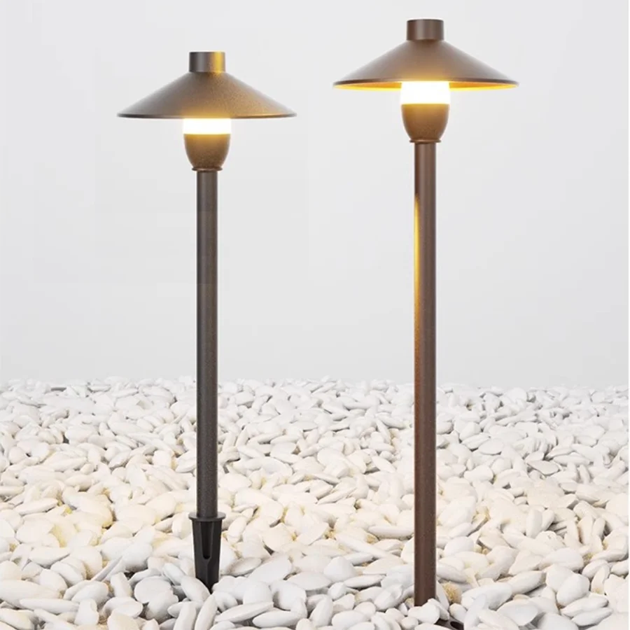 7W Aluminum Outdoor Mushroom Landscape Pathway Light – Waterproof Garden Lawn Bollard Lamp for Courtyard &amp; Exterior Decoration