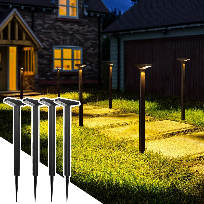 Solar Lawn Light – Outdoor Waterproof Ground Lamp for Yard, Path, Garden, Deck & Camping Landscape Decoration