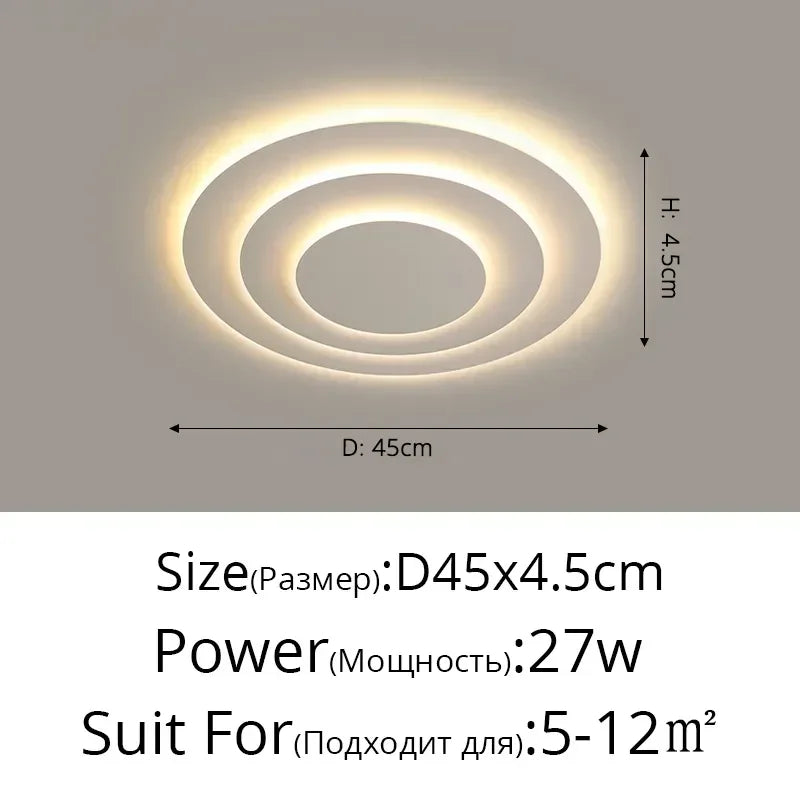 Nordic Corrugated Bedroom Chandelier – Creative Flush Mount Ceiling Light for Bedroom, Living Room & Terrace