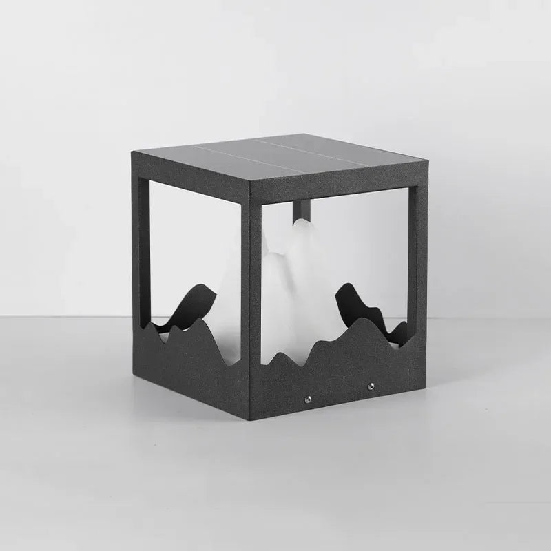 Solar Post Light Outdoor – IP65 Waterproof Auto Dusk to Dawn Stainless Steel Pathway Lamp for Garden, Villa, Courtyard, Fence Lighting