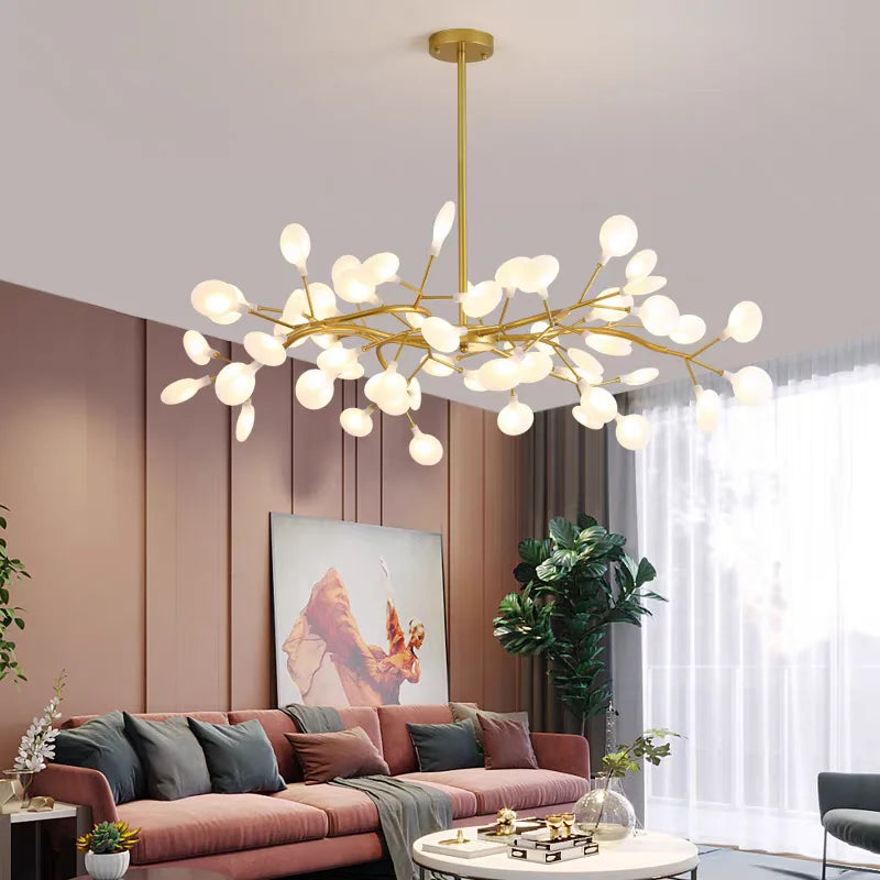 Nordic Firefly Pendant Light – Luxury Creative Art Chandelier for Living Room & Bedroom Home Decor