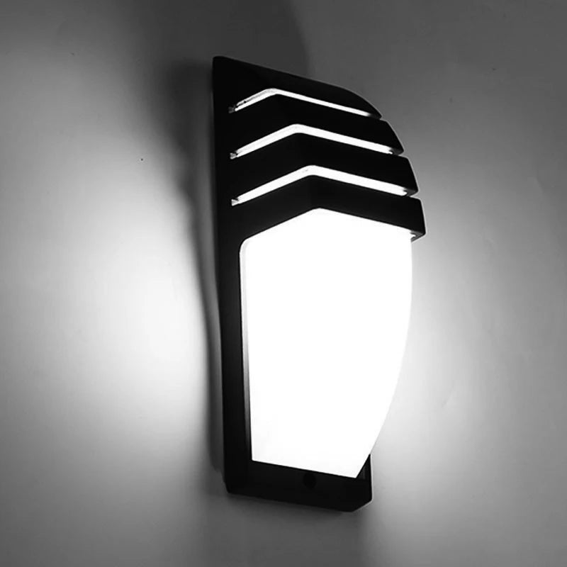 LED Outdoor Wall Light – Waterproof Radar Motion Sensor Wall Lamp for Porch, Exterior & Outdoor Lighting