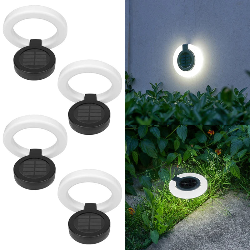 Solar Atmosphere Ground and Wall Lights – Waterproof Outdoor Buried Lamps for Garden, Balcony & Pathway Decor