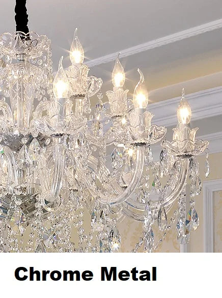 Lampe de table en cristal pour chambre et salon – Lampe de chevet LED moderne au design en verre et métal