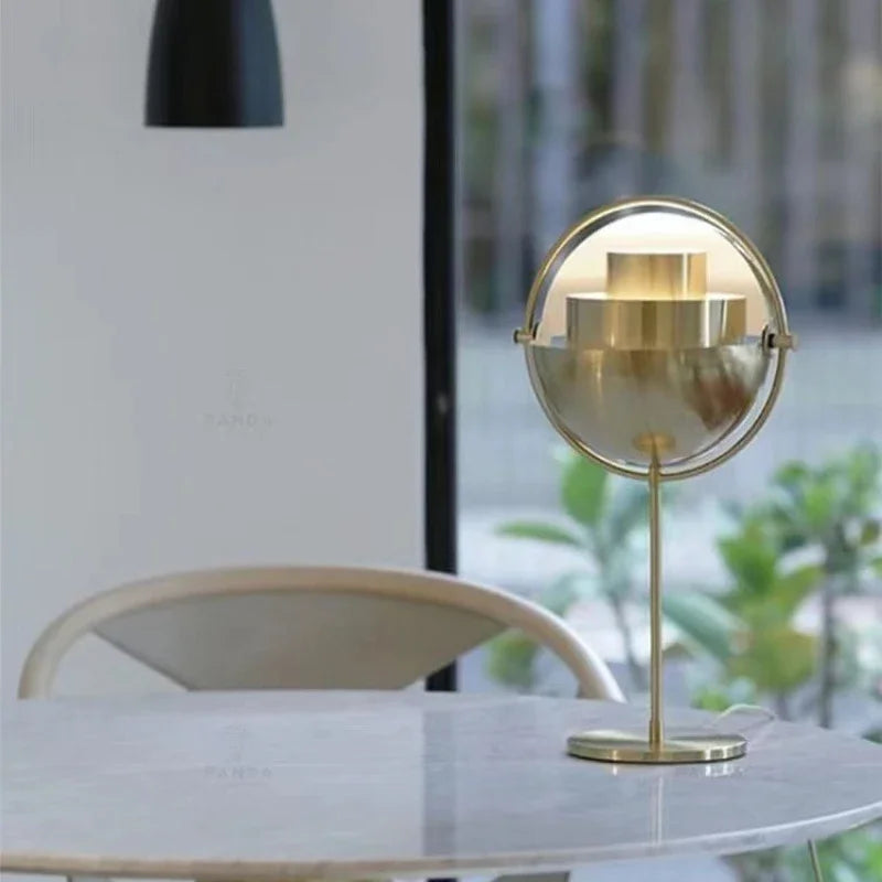 Modern LED Gubi Floor Lamp – Danish Multi-Lite Inspired Luxury Metal Standing Light for Bedroom, Study, and Living Spaces