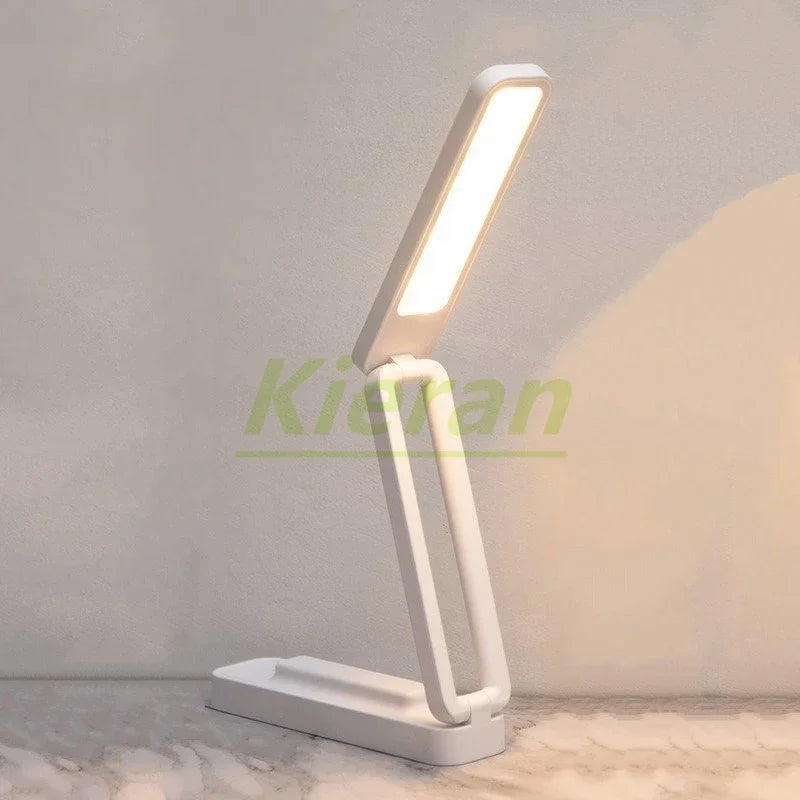 Nordic Modern Folding LED Desk Lamp – Touch Control Rechargeable Light for Bedroom, Study, Hotel, and Living Room Décor