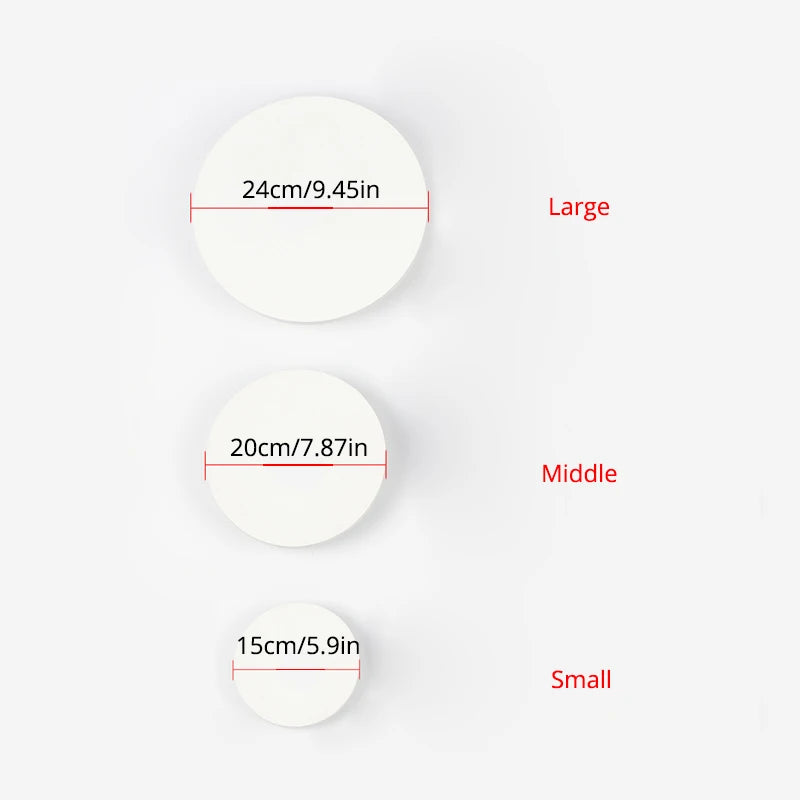 Indoor LED Wall Lamp – Modern Round/Square Aluminum Sconce for Living Room, Staircase, and Home Decoration