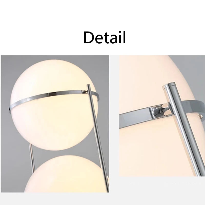 Modern LED Ball Floor Lamp – Art Deco Standing Light for Living Room and Hotel Bedrooms