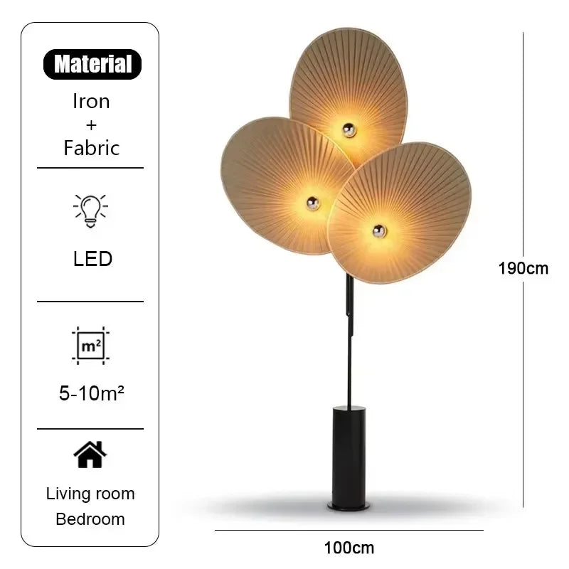 Nordic Modern Designer LED Floor Lamp – Creative Personalized Atmosphere Light for Living Rooms, Hotels, and Model Rooms