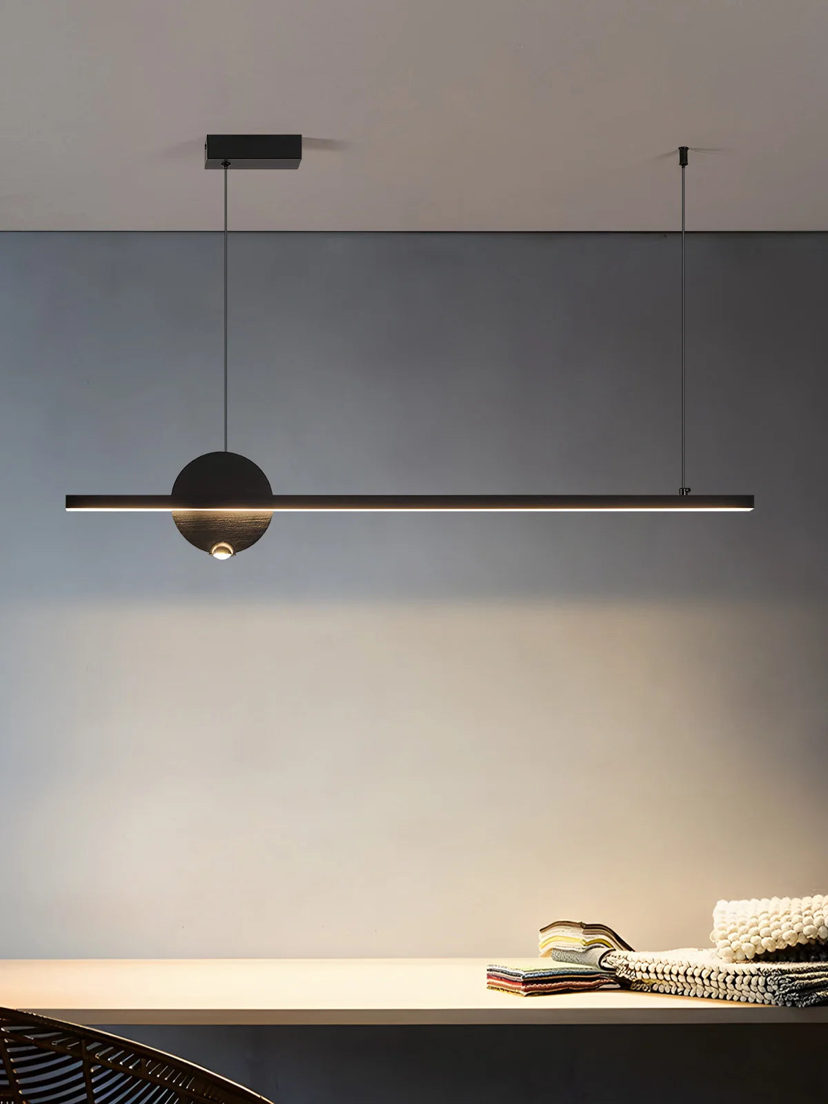 Nordic Modern Chandelier – Black Pendant Light for Dining Room, Kitchen, Bar & Restaurant