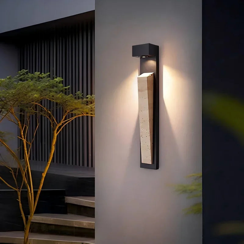 High Class Long Strip Outdoor, Indoor Wall Lamp – Waterproof LED Lighting for Villa, Courtyard, Garden, Doorway, Terrace & Sunroom