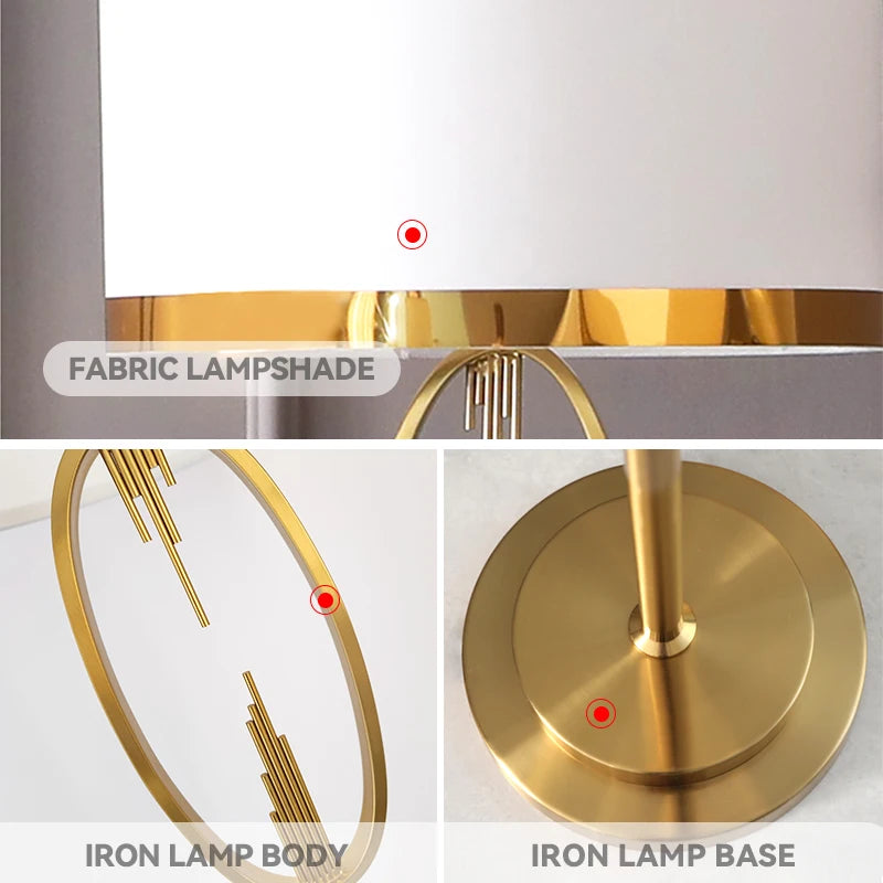 Light Luxury Post-Modern Floor Lamp – Nordic Metal Creative Living Room and Bedroom Decorative Lamp