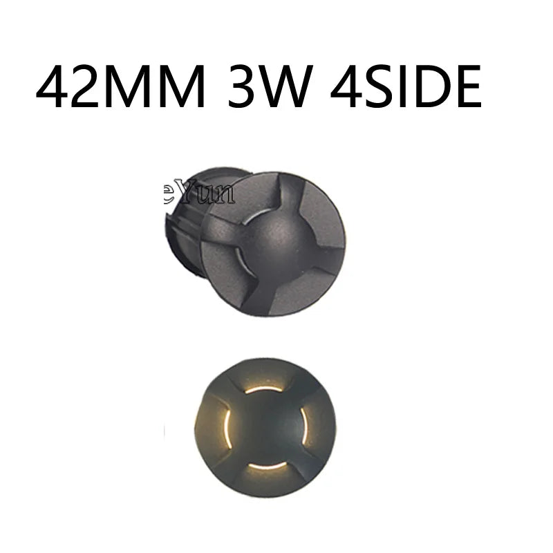 Dimmable LED Garden Spotlight – 3W, 5W, 10W Recessed Underground Lamp, IP67 Waterproof Landscape Floor Lighting
