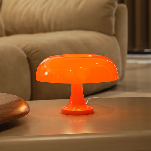 Classic Mushroom Table Lamp – Modern Bauhaus Art Designer Light for Bedroom & Decorative Bedside Ambience