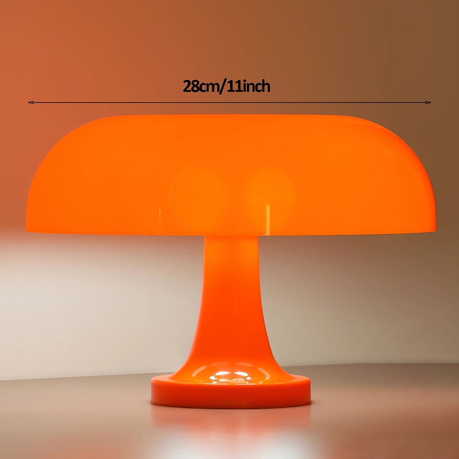 Classic Mushroom Table Lamp – Modern Bauhaus Art Designer Light for Bedroom & Decorative Bedside Ambience