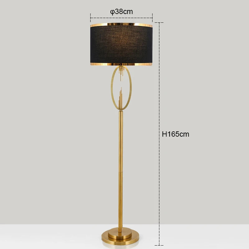 Light Luxury Post-Modern Floor Lamp – Nordic Metal Creative Living Room and Bedroom Decorative Lamp