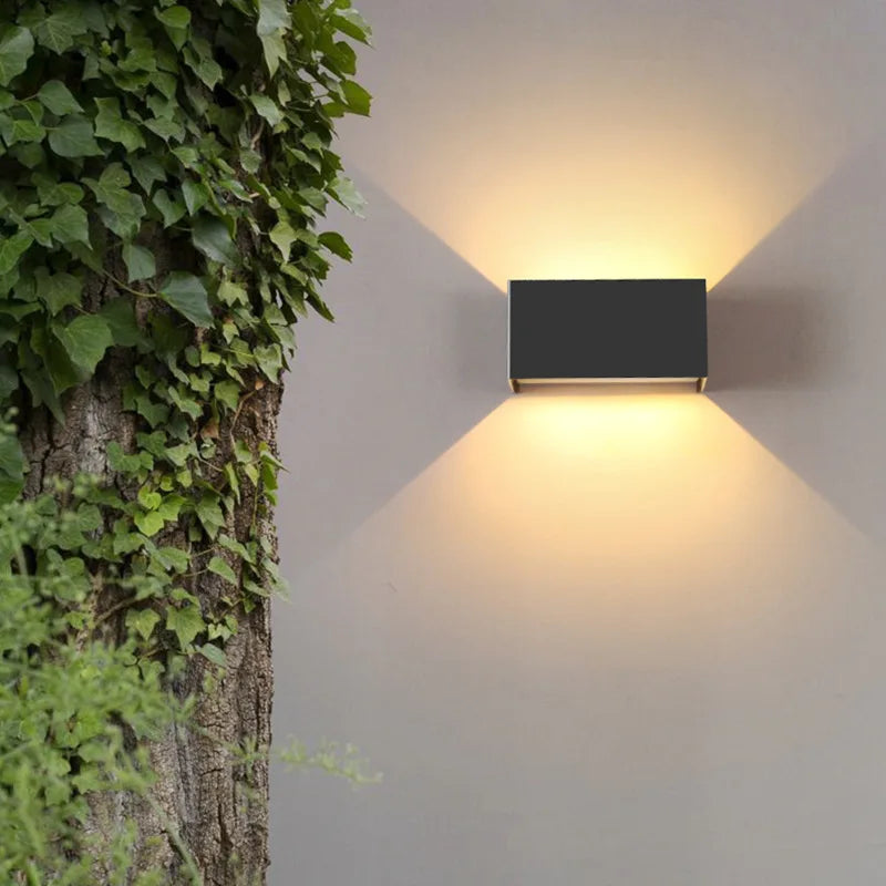 Nordic Modern Waterproof LED Wall Light – 12W / 24W Indoor & Outdoor Wall Sconce