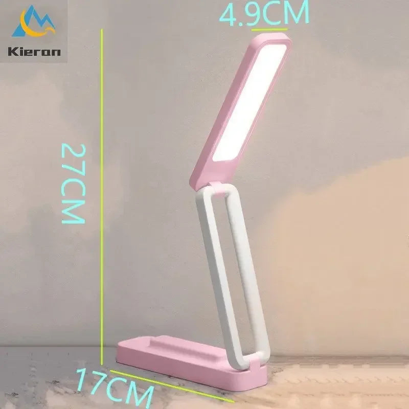 Nordic Modern Folding LED Desk Lamp – Touch Control Rechargeable Light for Bedroom, Study, Hotel, and Living Room Décor
