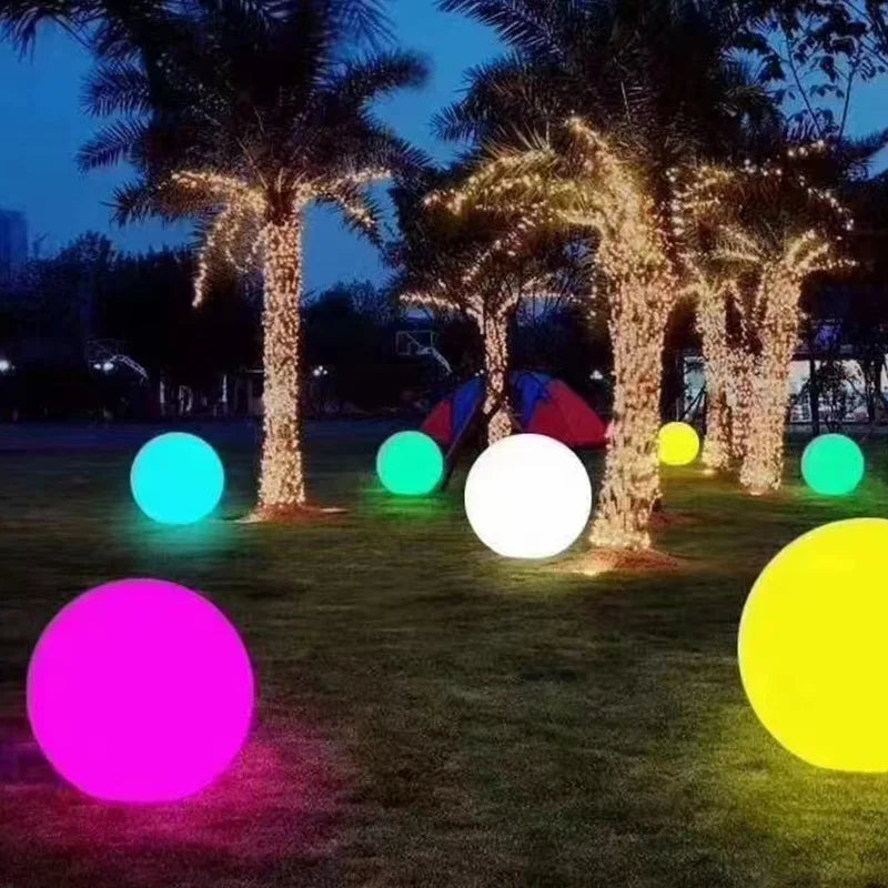 Solar LED Ball Light with Remote Control – 16-Color Adjustable IP65 Waterproof Sphere Lamp for Garden & Lawn Decoration