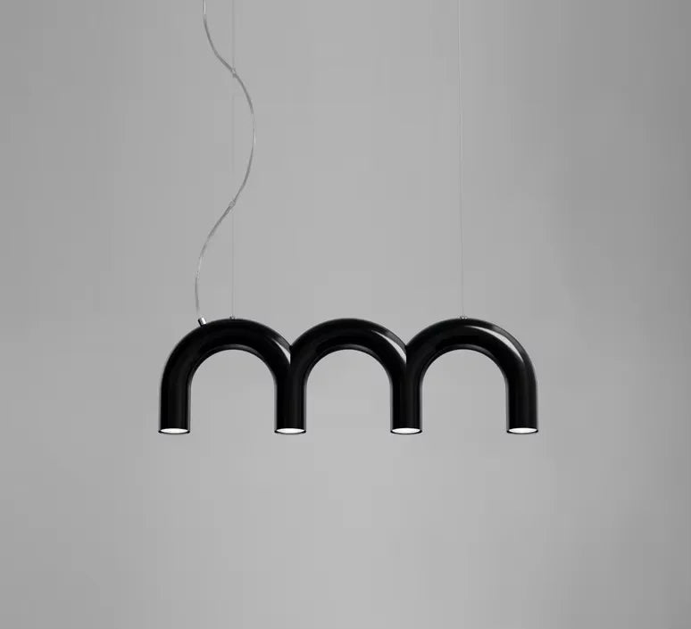 Oblure Arch Chandelier – Post-Modern U-Shaped Pendant Light