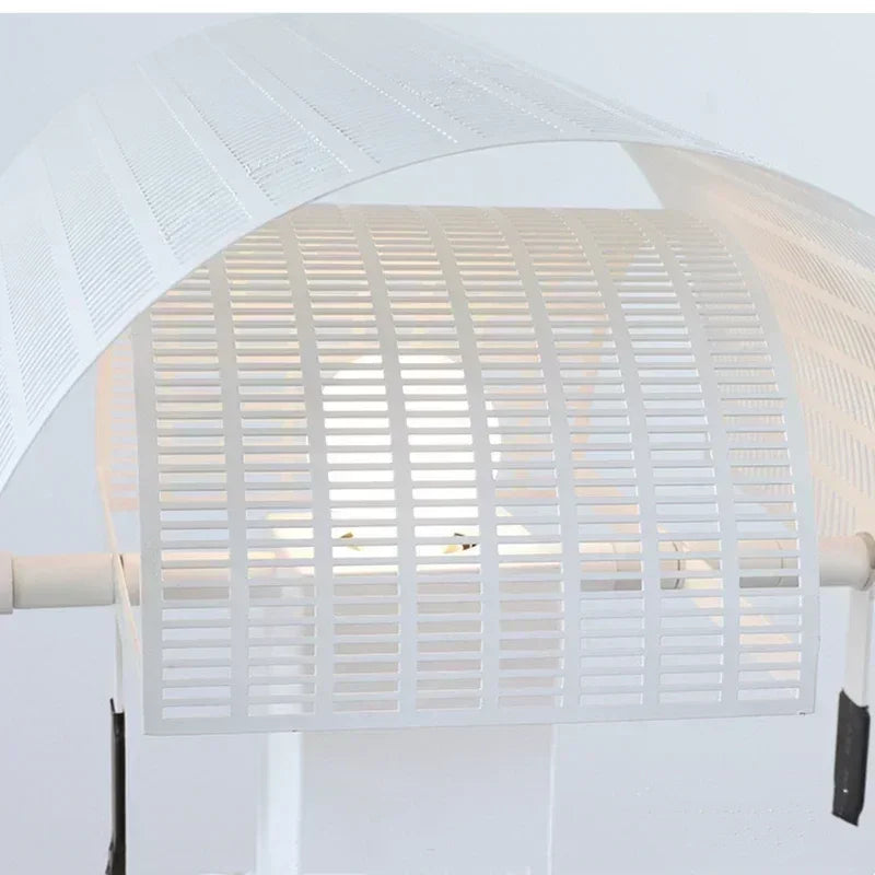 Italian Creative LED Stripe Table Lamp – Black/White Modern Lighting for Children’s Bedrooms, Studies, and Exhibition Spaces