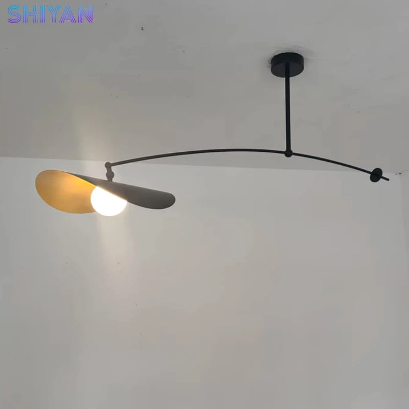 Design Mobile Long Arm Hanging Lamp – Creative Industrial Chandelier for Living Room, Dining Room & Kitchen Island
