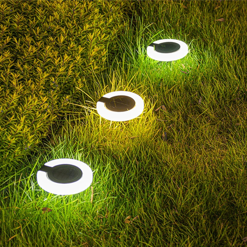 Solar Atmosphere Ground and Wall Lights – Waterproof Outdoor Buried Lamps for Garden, Balcony & Pathway Decor